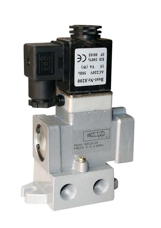 K23JD系列电磁阀,三通先导型K23JD series solenoid valve